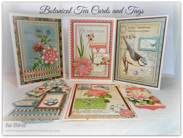 Botanical Tea Cards and Tags Class