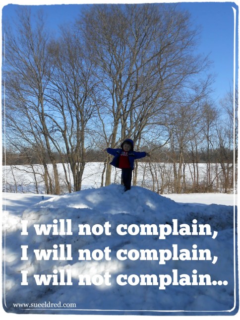 I will not complain...