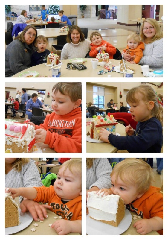 Gingerbread House Party Collage