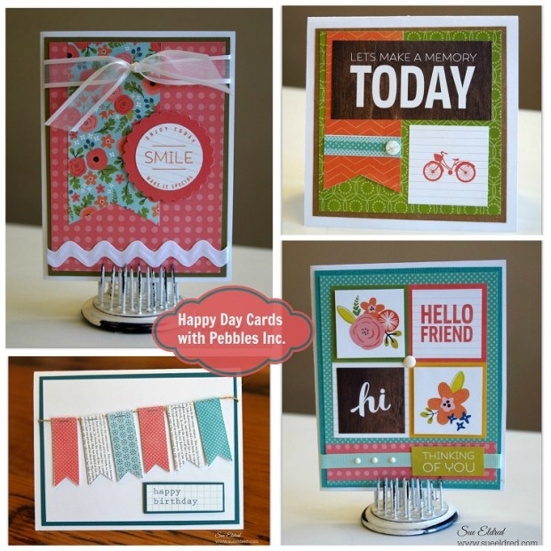 Happy Day Cards with Pebbles Inc. Collage