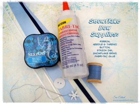 Snowflake Box Supplies