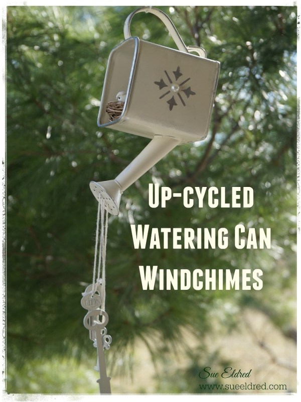 Up-cycled Watering Can Windchimes 3679