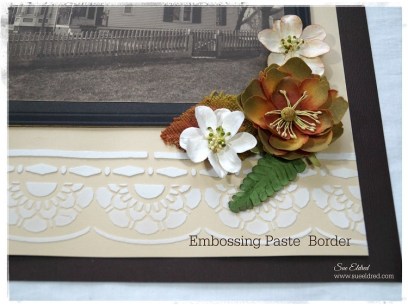 Embossing Paste Border 3092