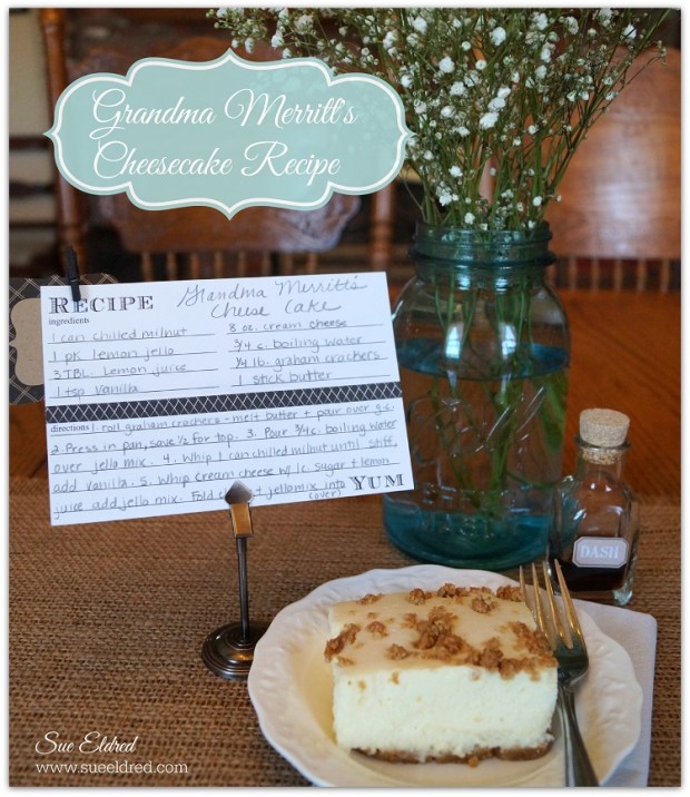 Grandma Merritt's Cheesecake Recipe