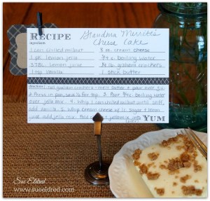 recipe card and standing clip 4505