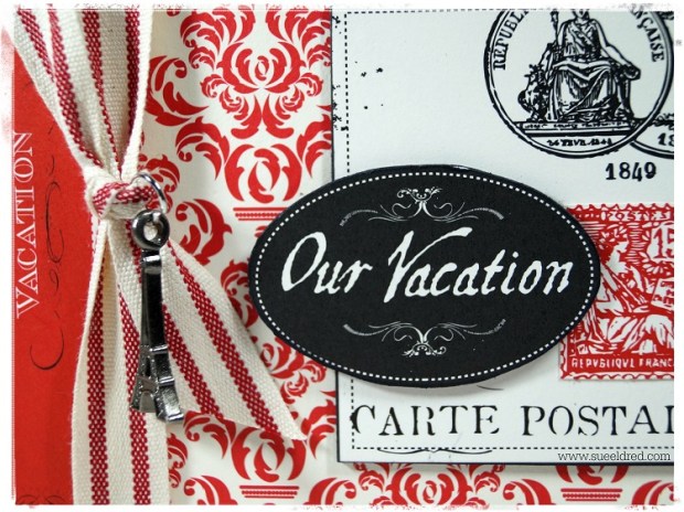 Sue Eldred's Canvas Corp Brands Bon Voyage Album Close Up 6221