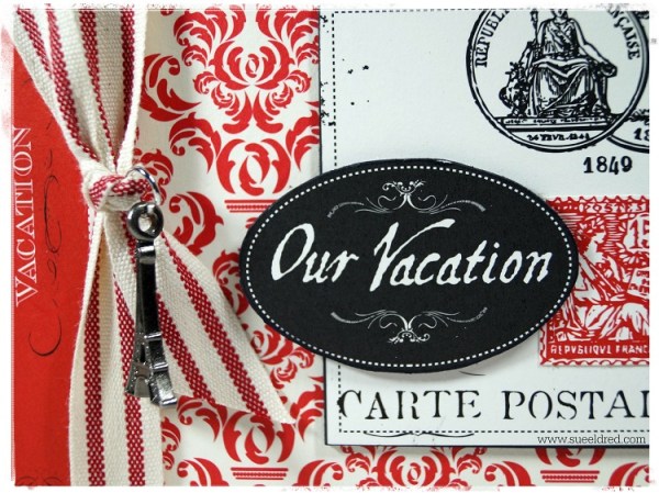 Sue Eldred's Canvas Corp Brands Bon Voyage Album Close Up 6221