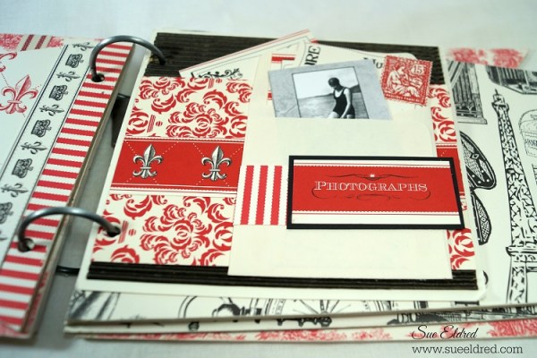 Sue Eldred's Canvas Corp Brands Bon Voyage Album inside 6200