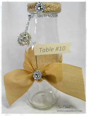 Wedding Table Marker Vase