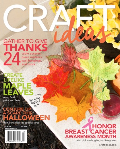 Craft Ideas Fall 2015 cover