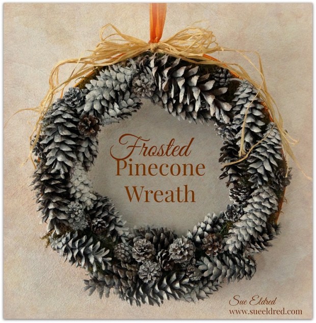 Frosted Pinecone Wreath