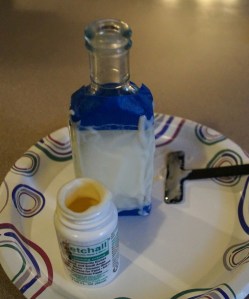 tape bottle and etchall creme 9950