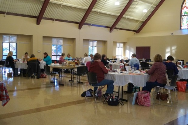 everyone working hard