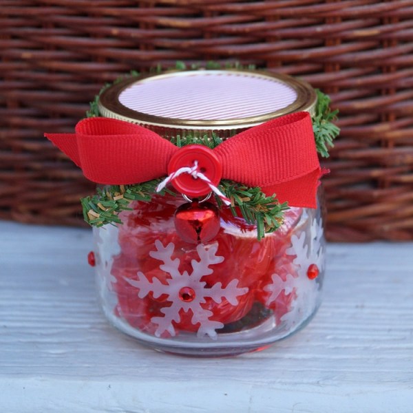 Snowflake Candy Jar 1472
