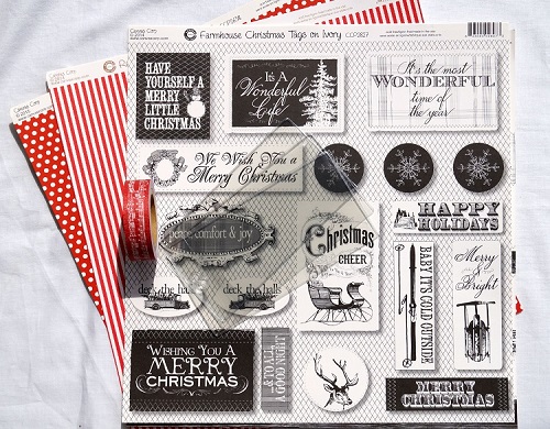 Christmas Mini Album Supplies 7388