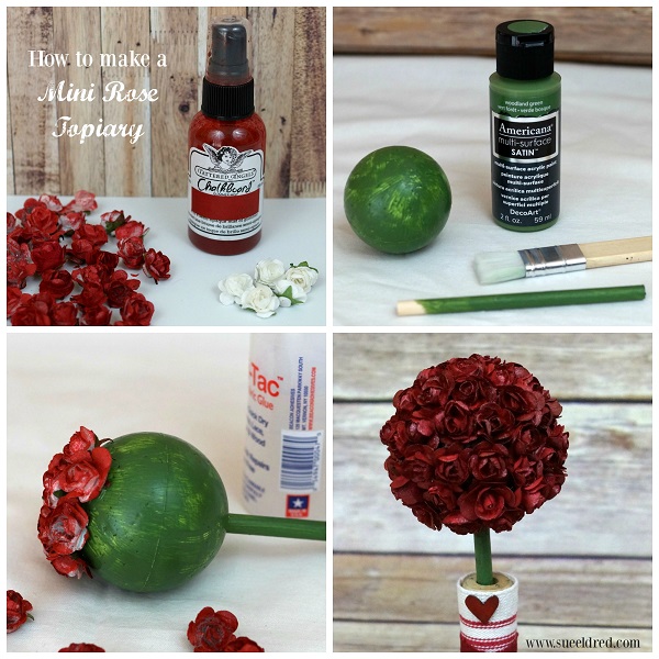 How to make a Mini Rose Topiary