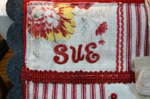 Stitched Sampler Close Up