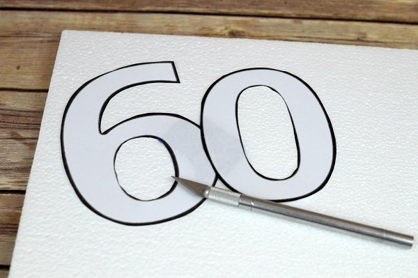 cutting the foam 6113