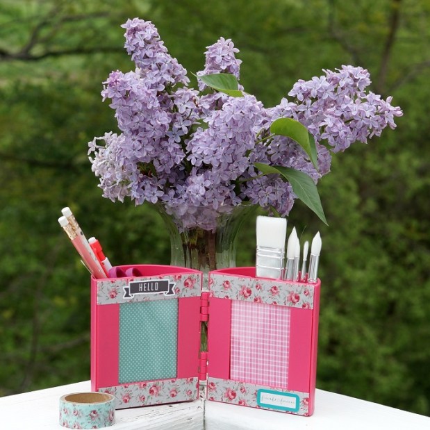 Pink Pencil Cup 7009