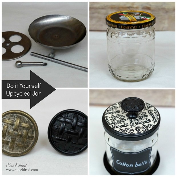 Upcycled Jar Collage