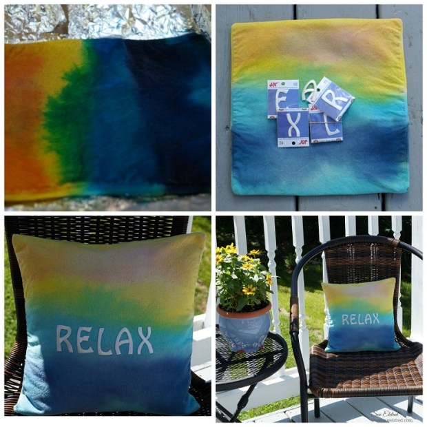 How to make a Relaxing Sunset Pillow Collage
