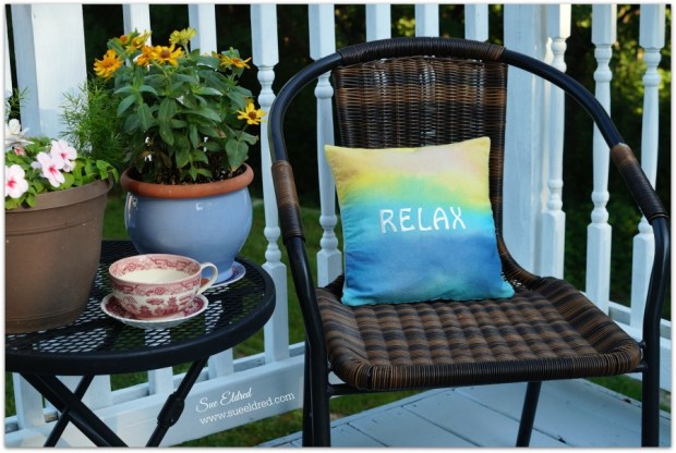 Relaxing Sunset pillow 9321
