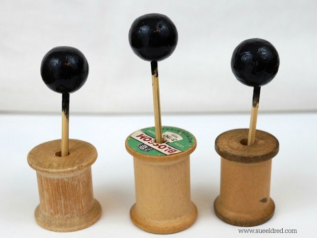 Painted Balls on Skewers 9544