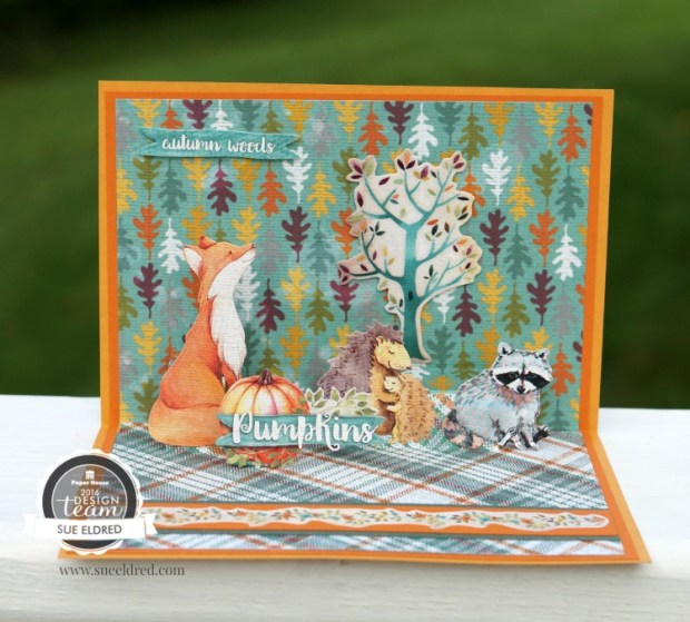 Autumn Woods Pop Up Card 083