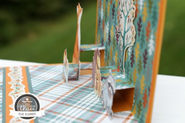 Autumn Woods Pop Up Card 084