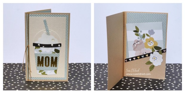A Coffee Themed Card for Mom