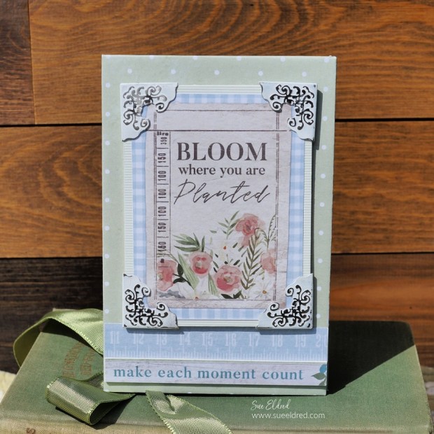 Accordion Album made with Kaisercrafts's Flower Shopped Collection.