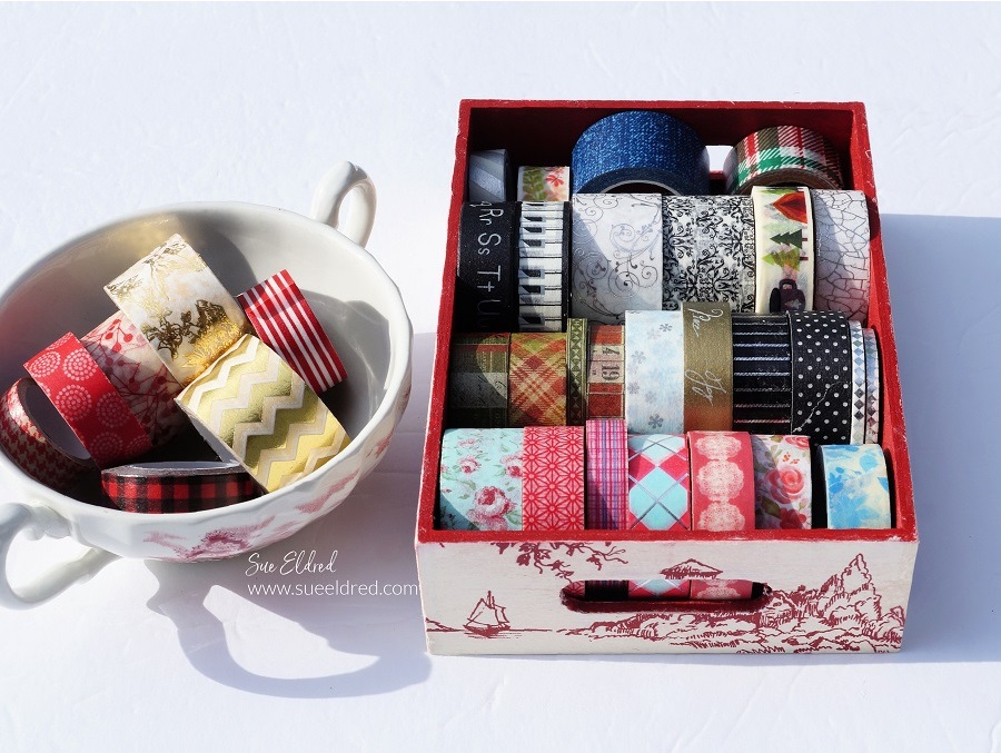 Mod Podged Washi Tape Holder