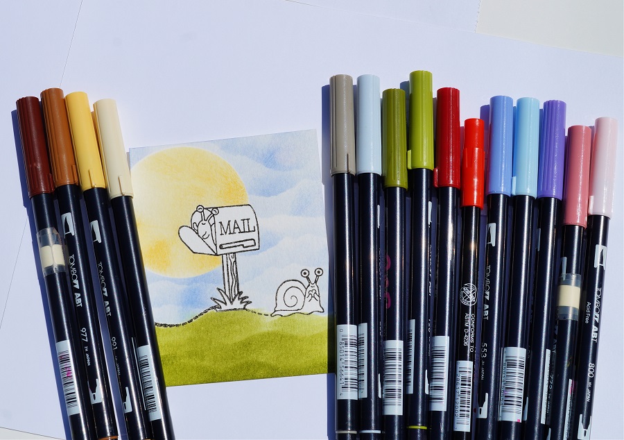 Simple Masking and Background Techniques for Stamping