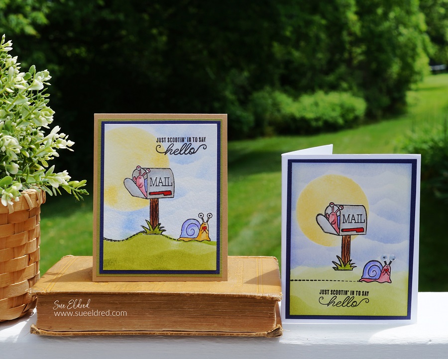 Simple Masking and Background Techniques for Stamping-Sue's Creative Workshop www.sueeldred.com 9974