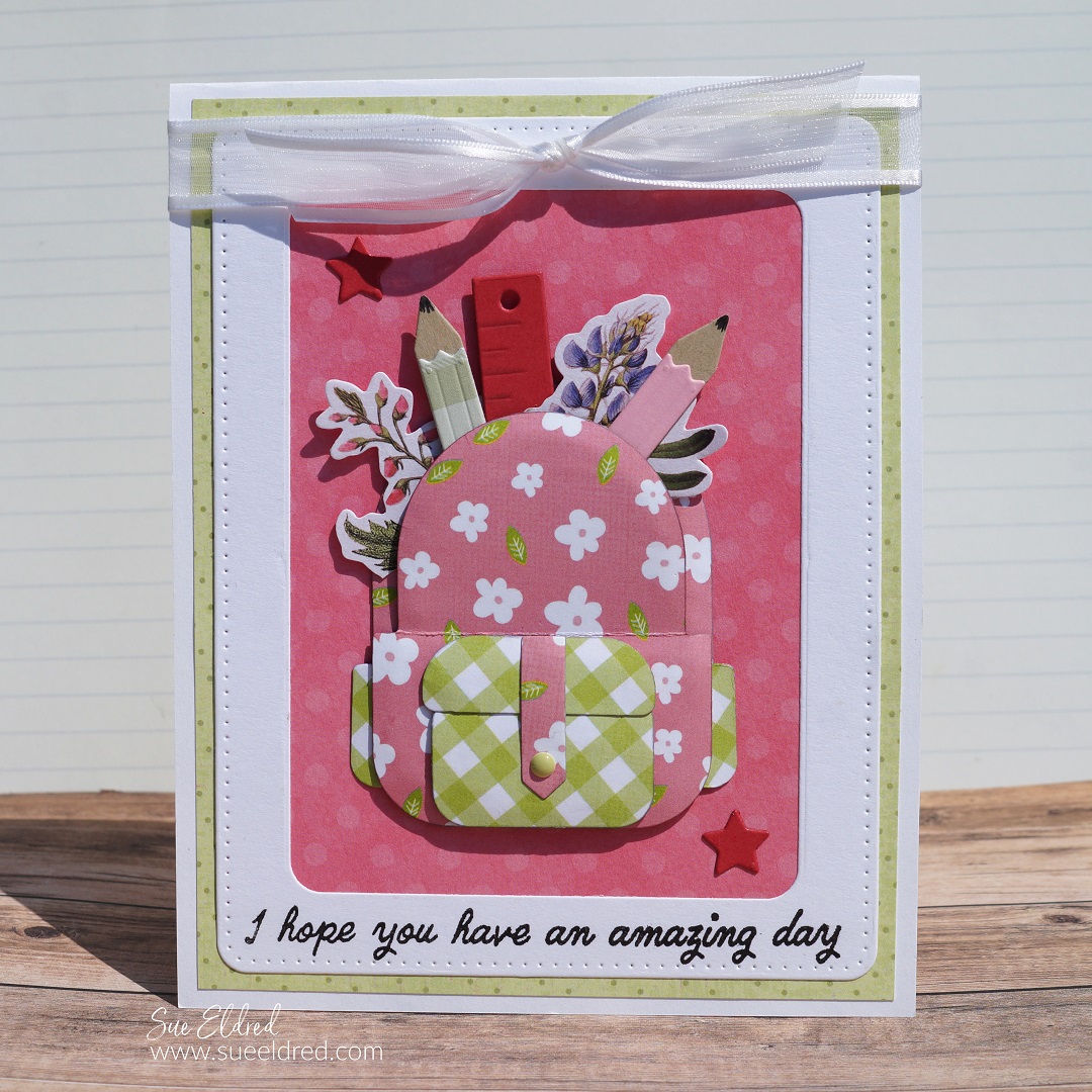 Back Pack to School Card