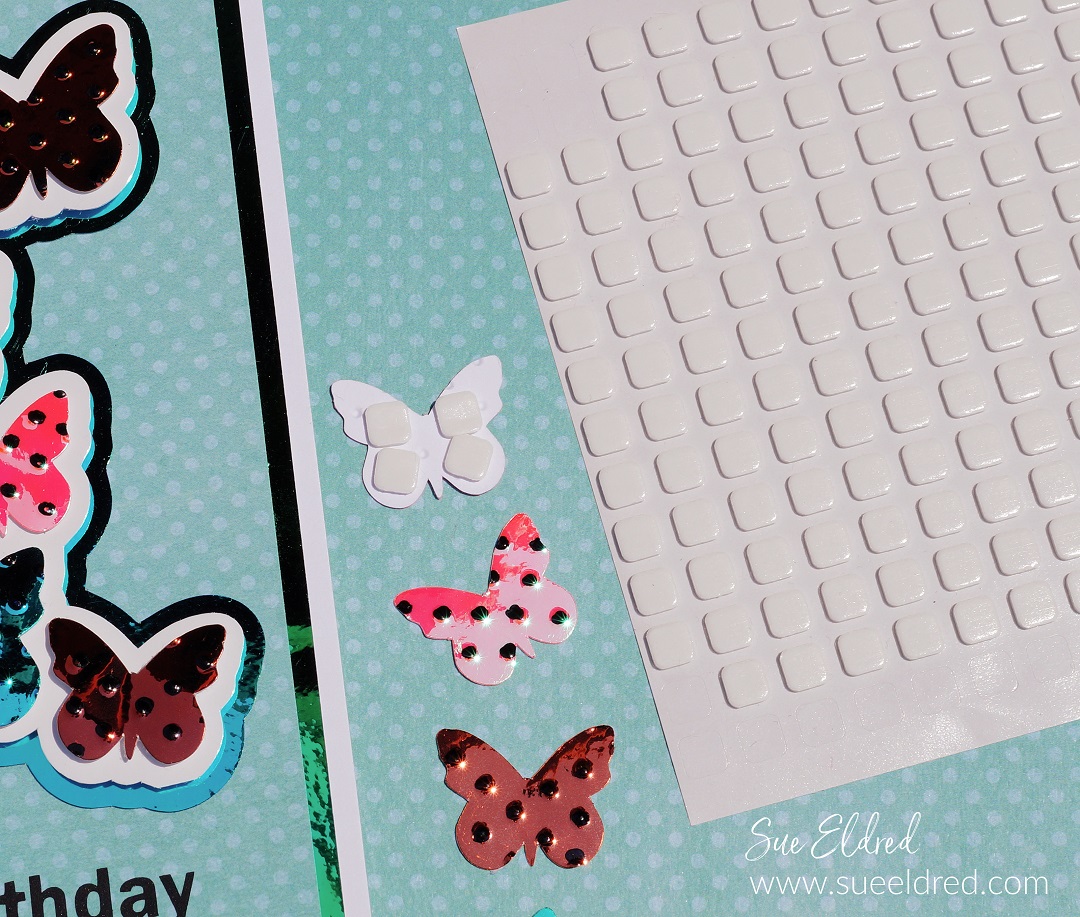 Opal Vinyl Butterfly Card