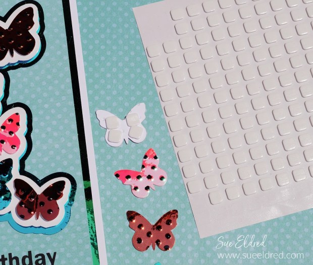 Opal Vinyl Butterfly Card