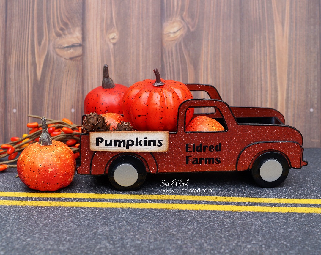 Vintage Pumpkin Truck