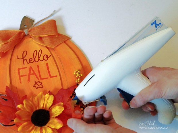 Hello Fall Pumpkin Wreath