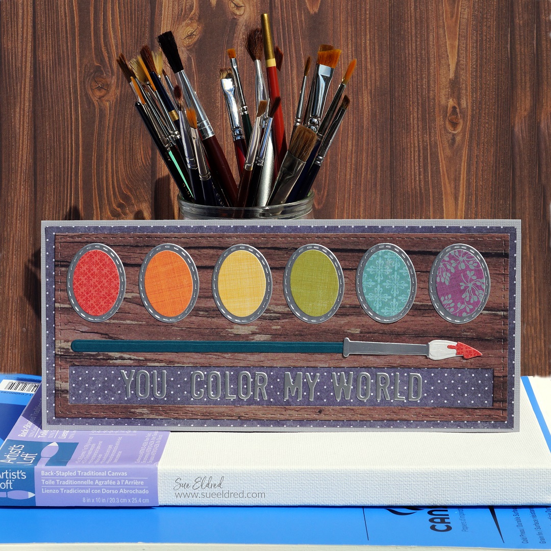 You Color My World Card