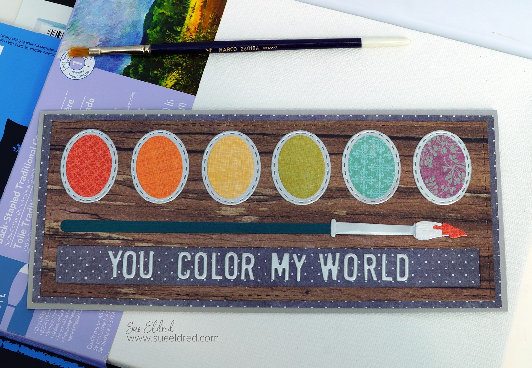 You Color My World Card