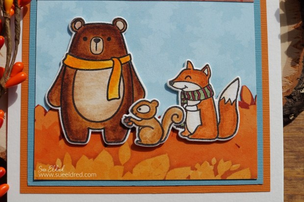 Fall Woodland Friends Card