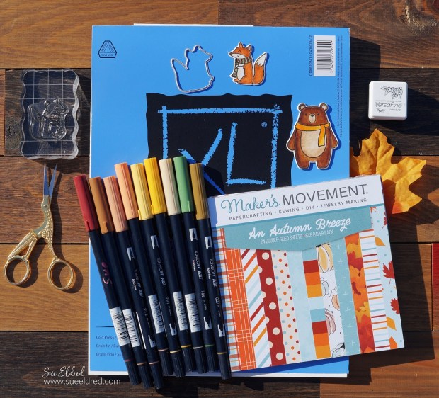 Fall Woodland Friends Card