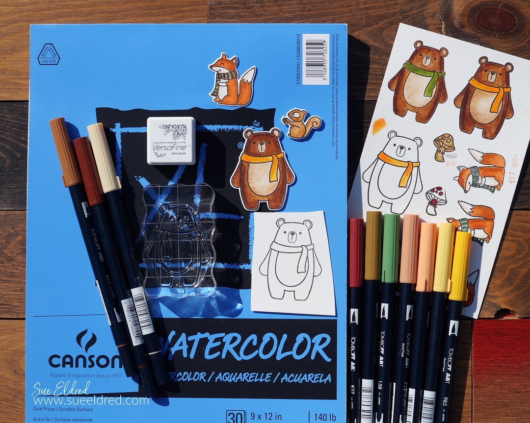 Fall Woodland Friends Card