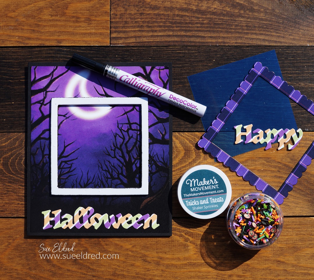 Trick or Treat Halloween Shaker Card