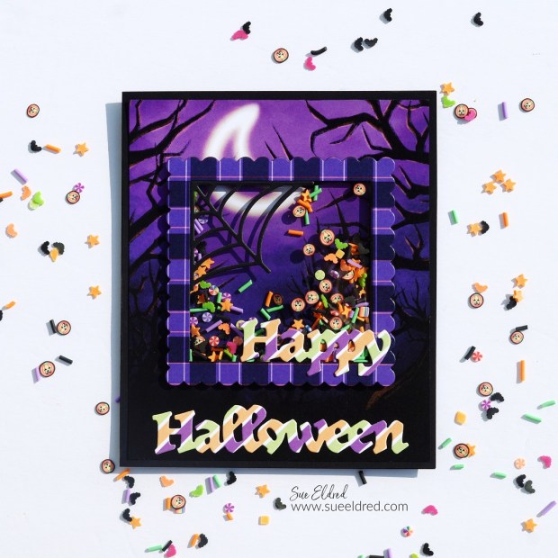 Trick or Treat Halloween Shaker Card