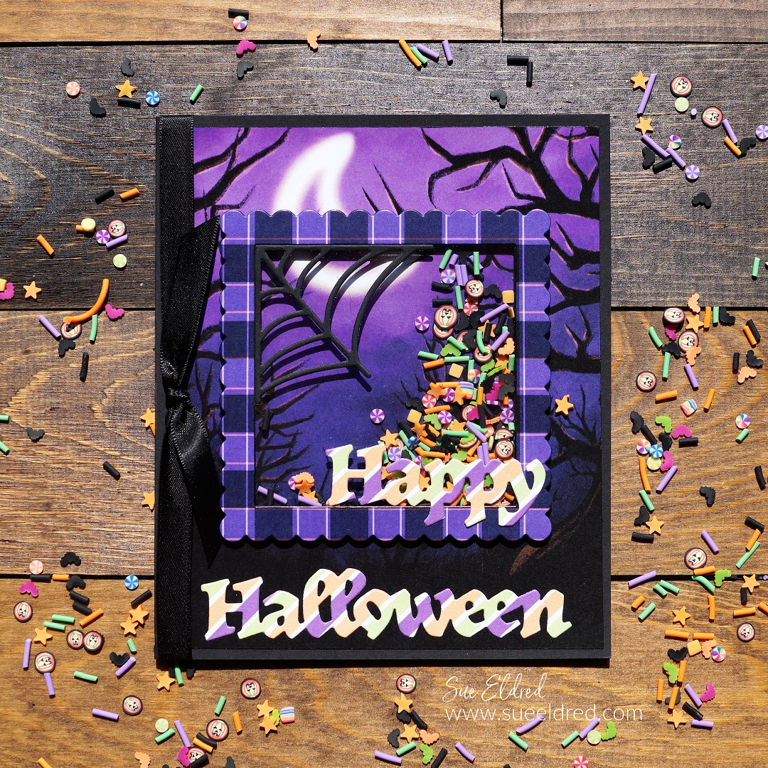 Trick or Treat Halloween Shaker Card