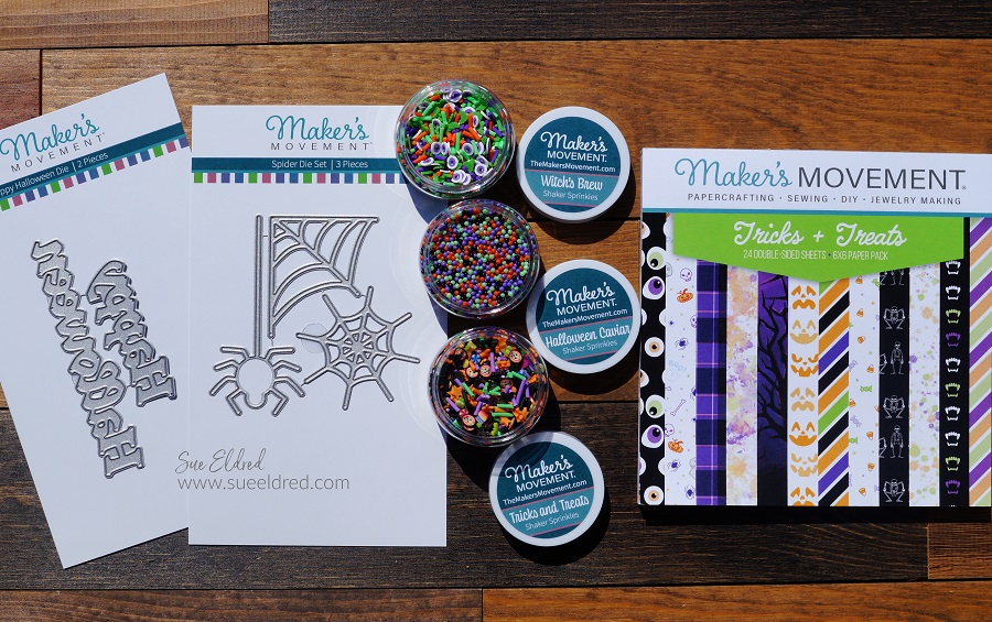 Trick or Treat Halloween Shaker Card