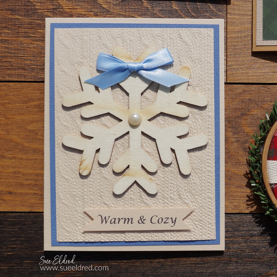 Warm & Cozy Embossed Sweater Card