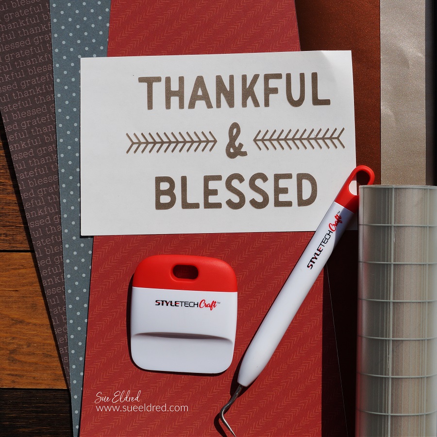 Thankful & Blessed DIY Framed Inspiration